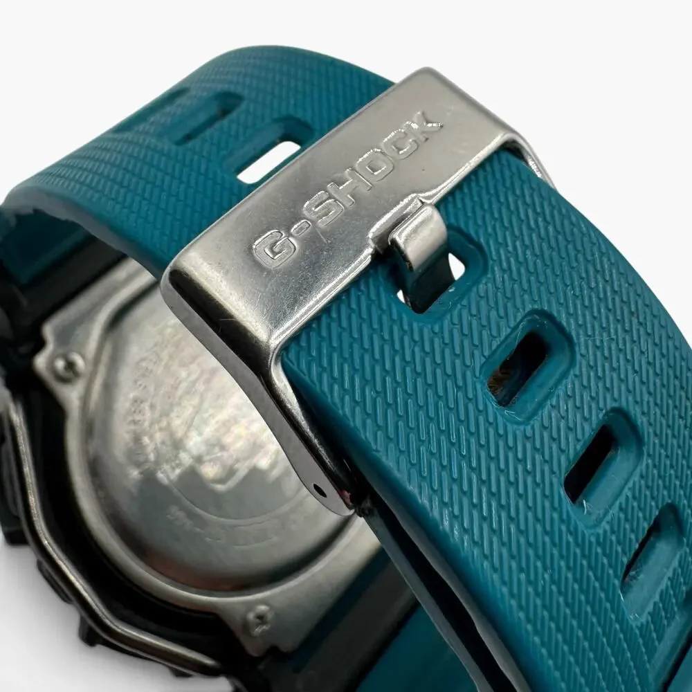 Casio G-Shock GD-400-2 Teal Black Digital Watch 3434 Face Guards 200M